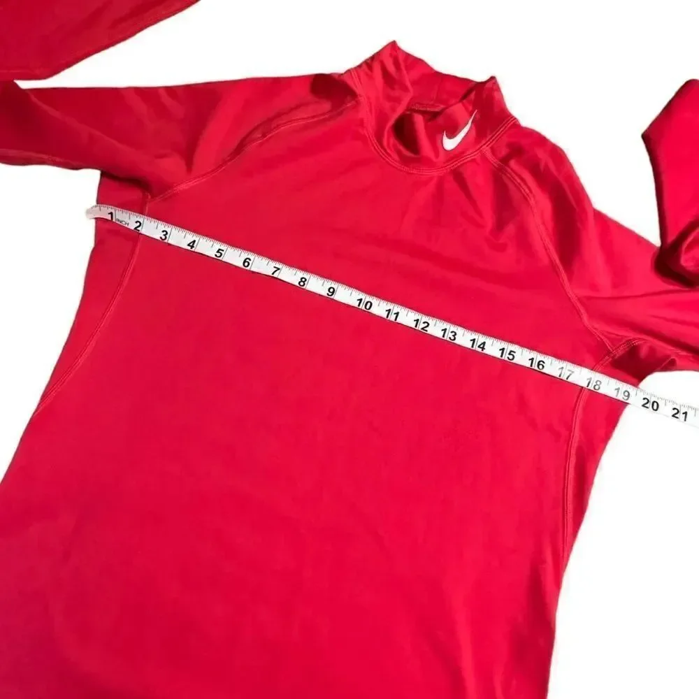 Nike deep pink Therma fit turtle neck